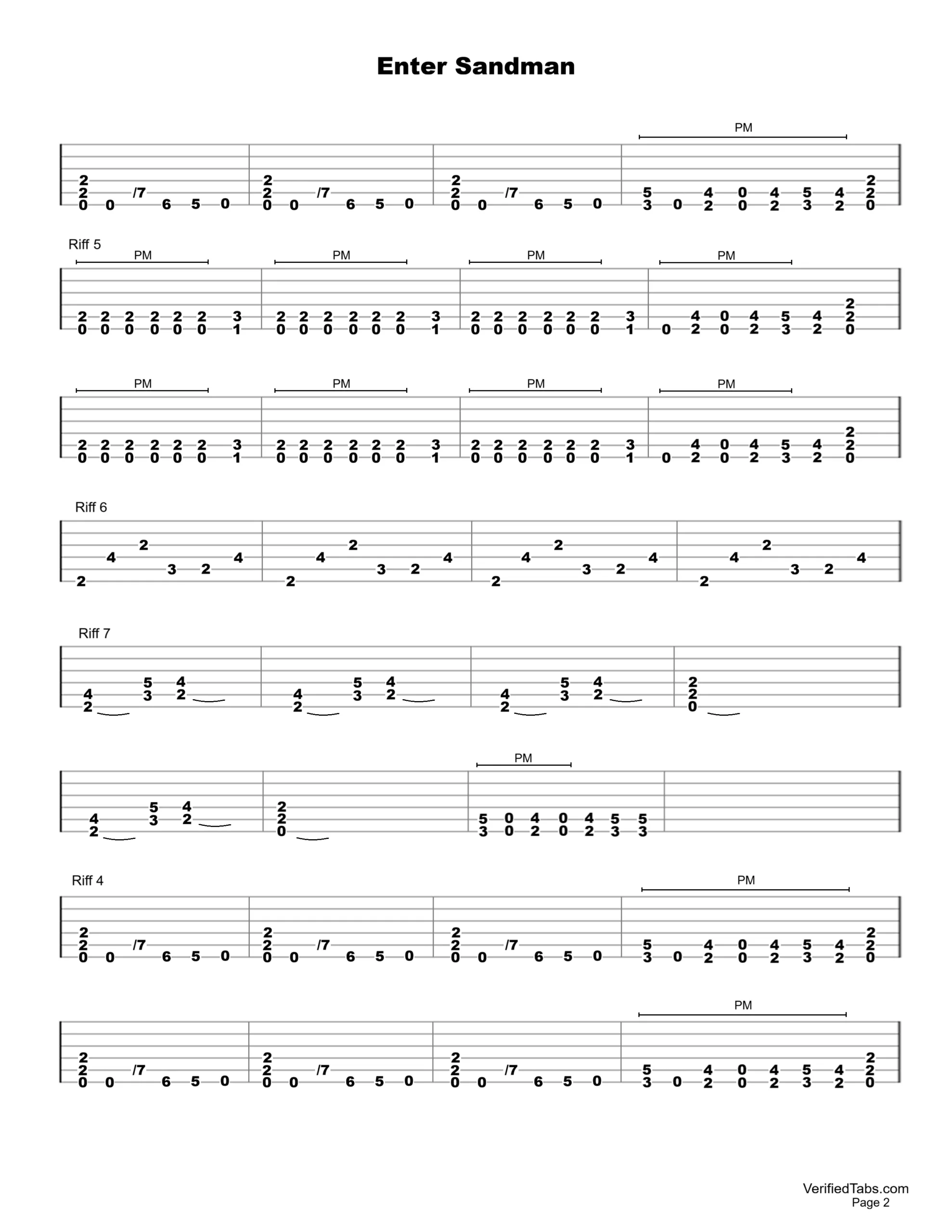 Enter Sandman Page2