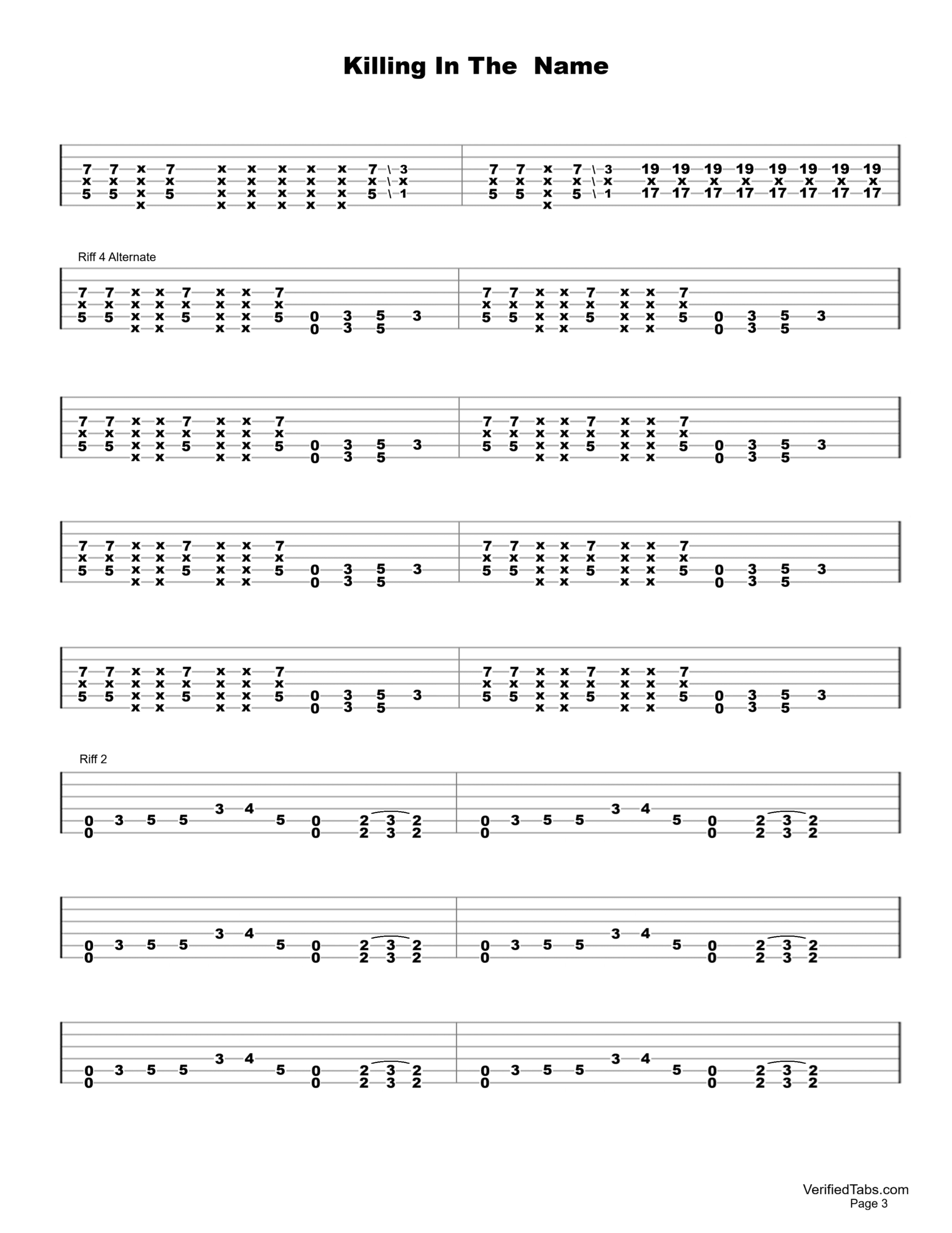 Killing In The Name Page 3