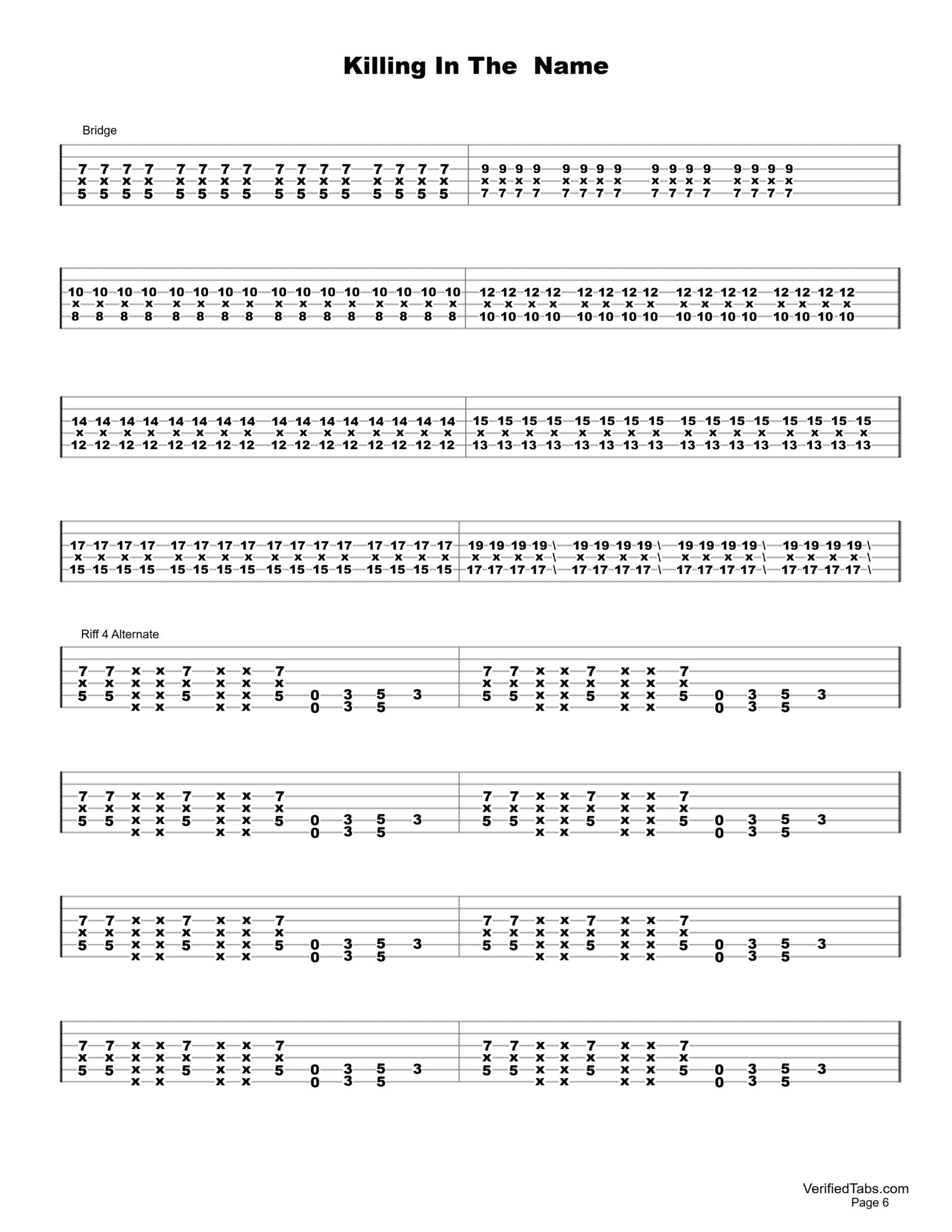 Killing In The Name Page 6