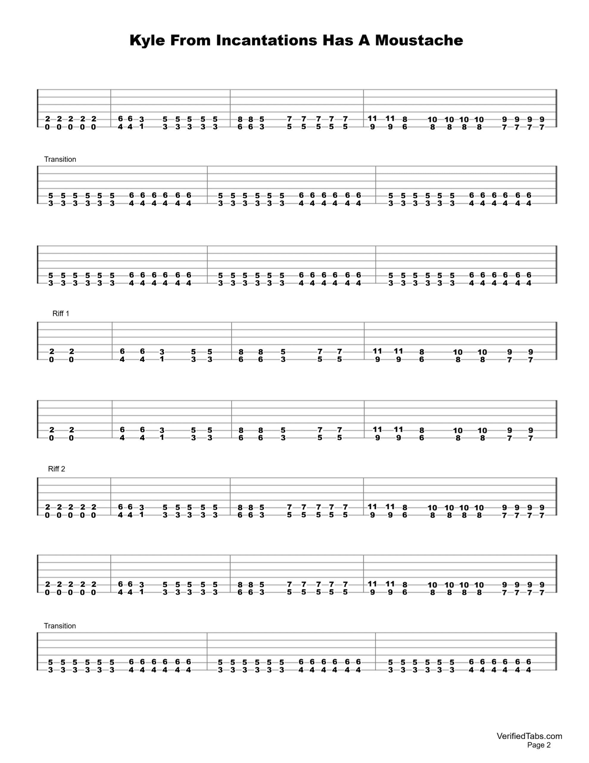 Kyle From Incantations Has A Moustache Page 2