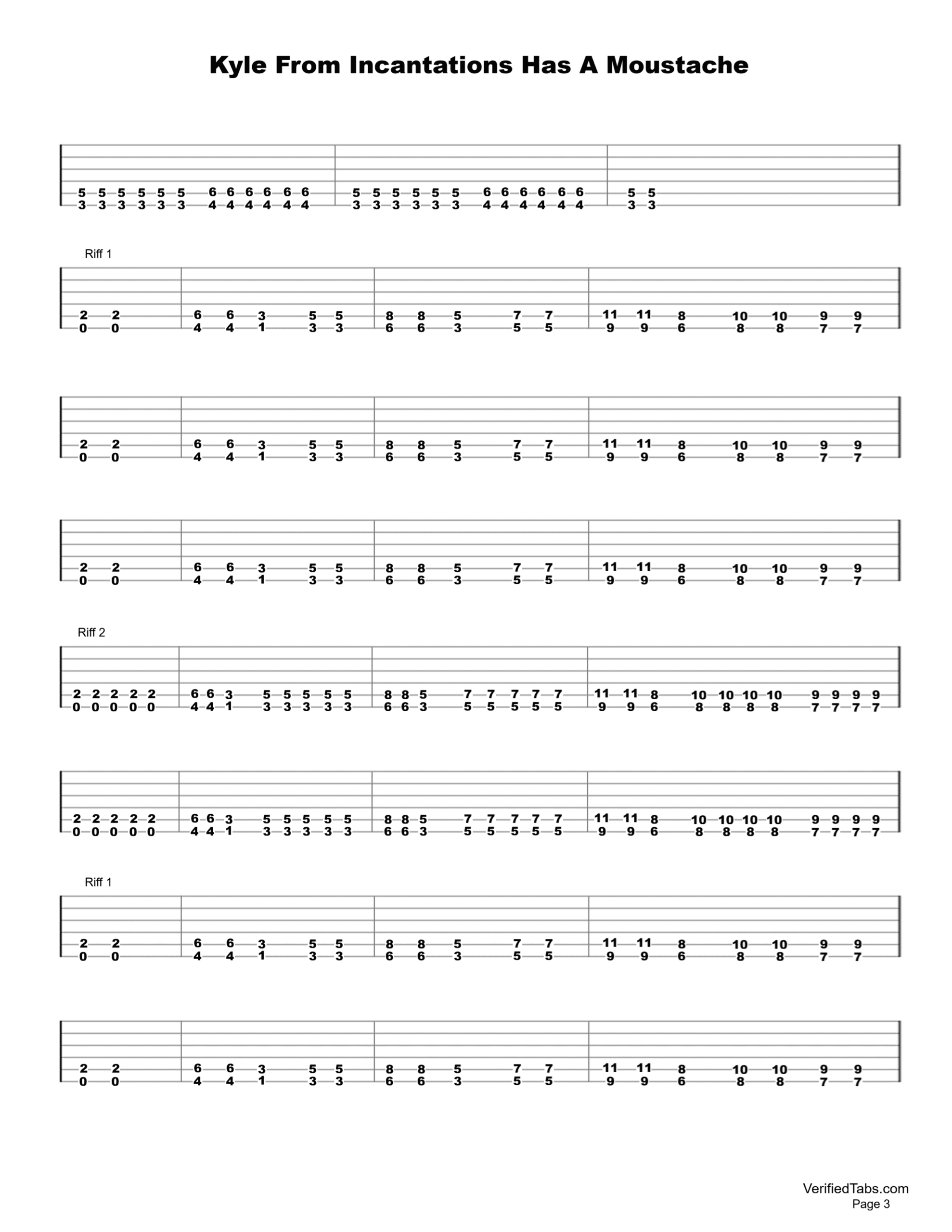 Kyle From Incantations Has A Moustache Page 3