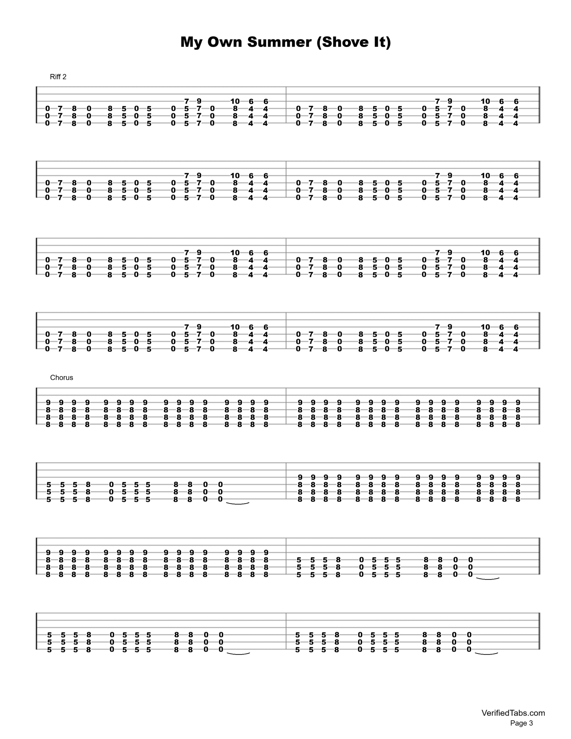 My Own Summer Page 3