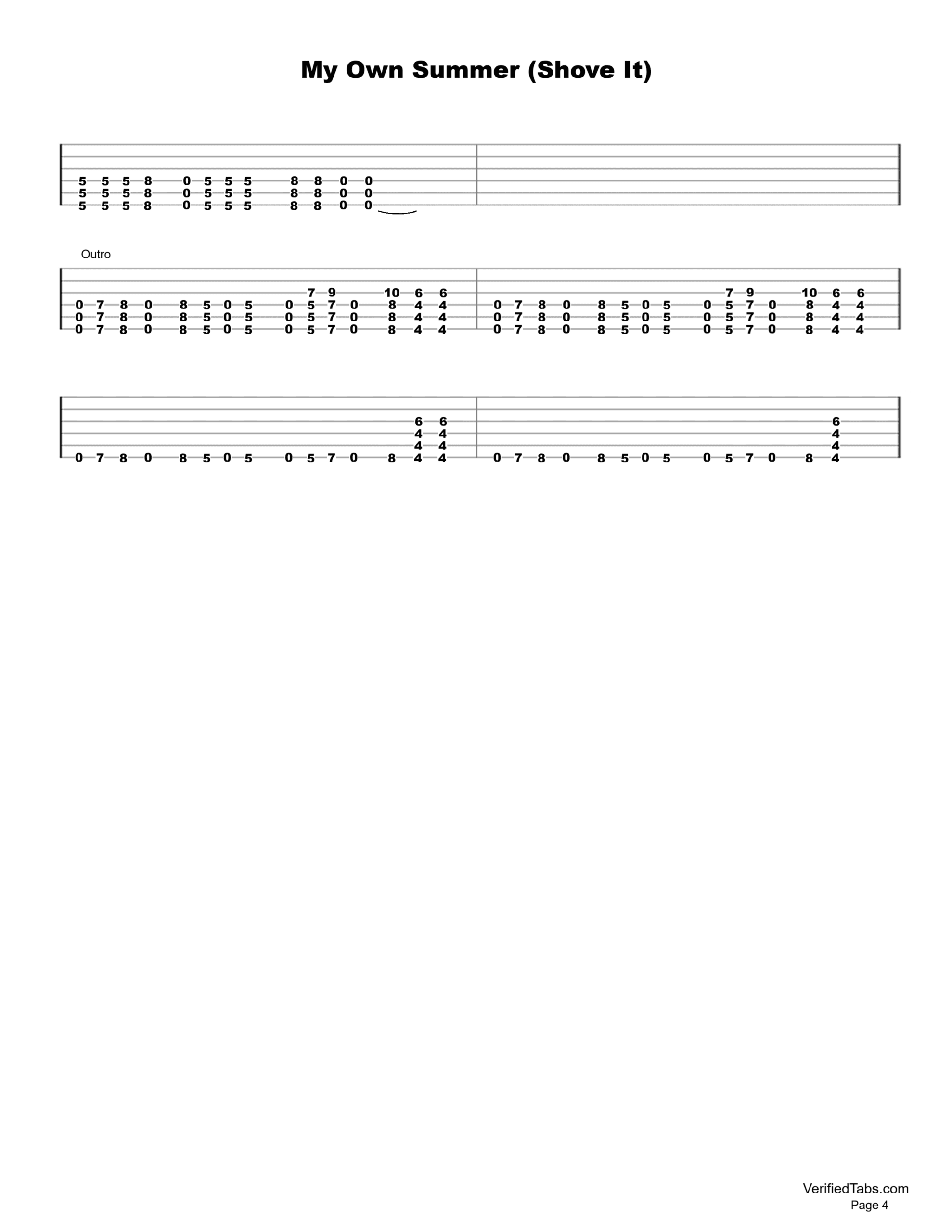 My Own Summer Page 4