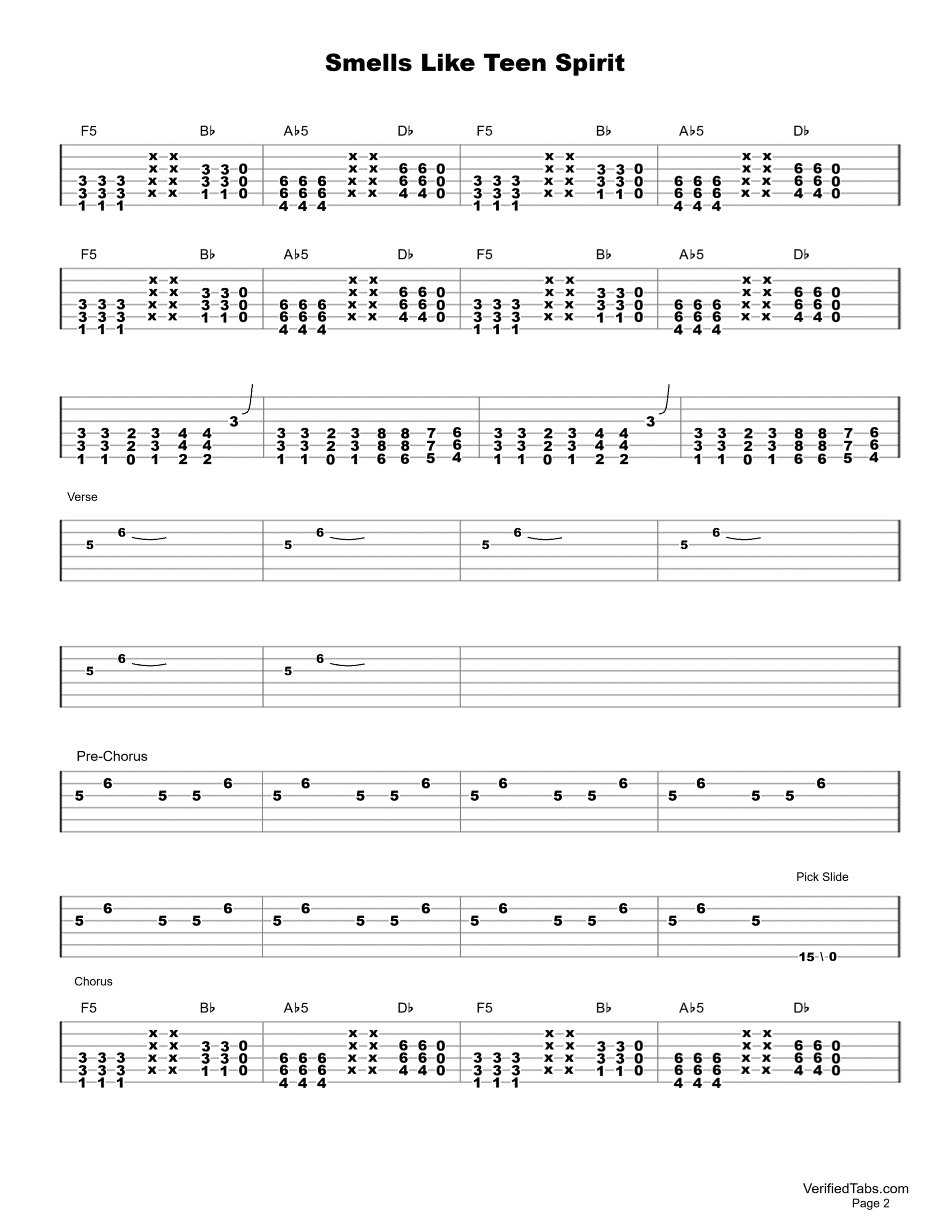 Smells Like Teen Spirit Page 2