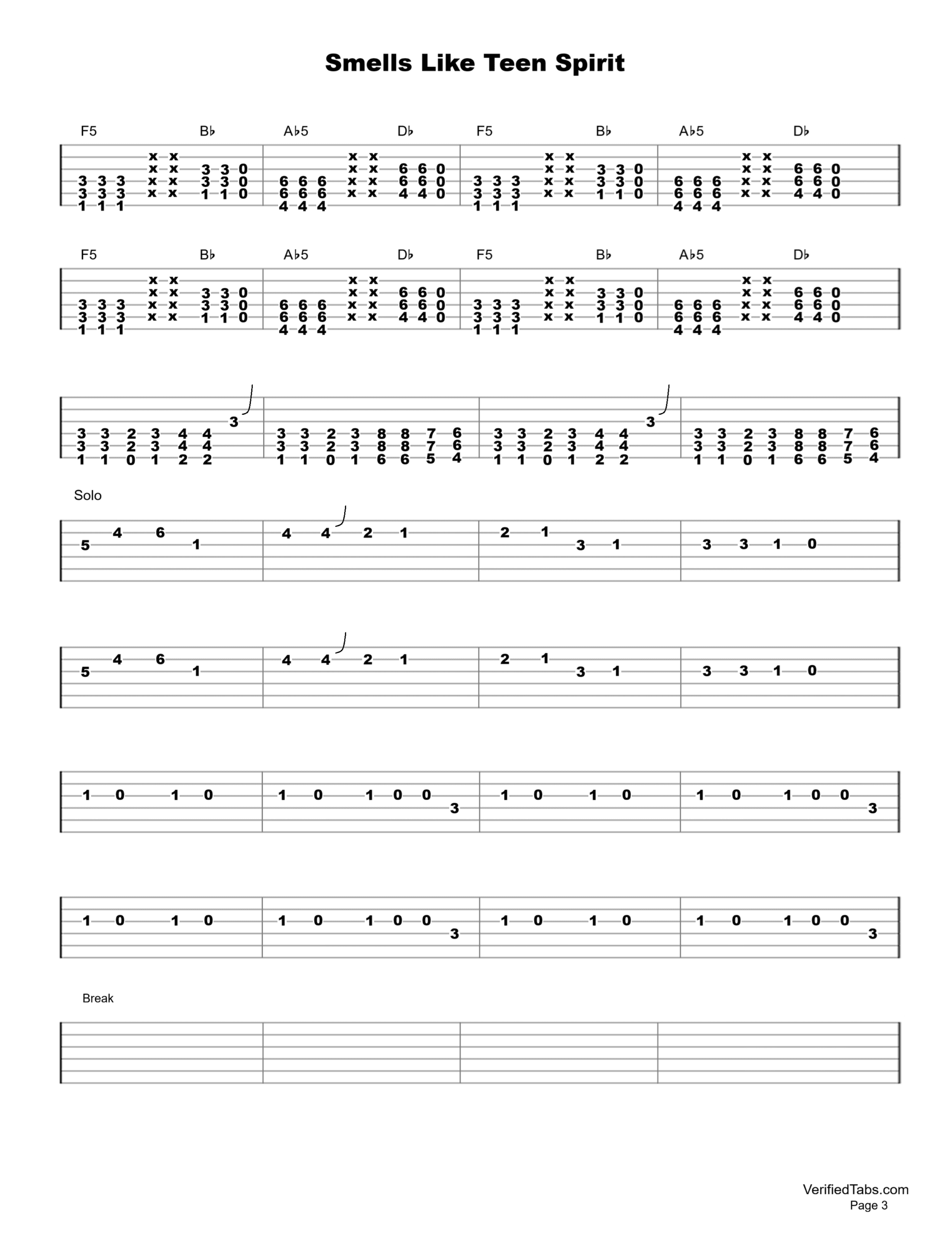 Smells Like Teen Spirit Page 3