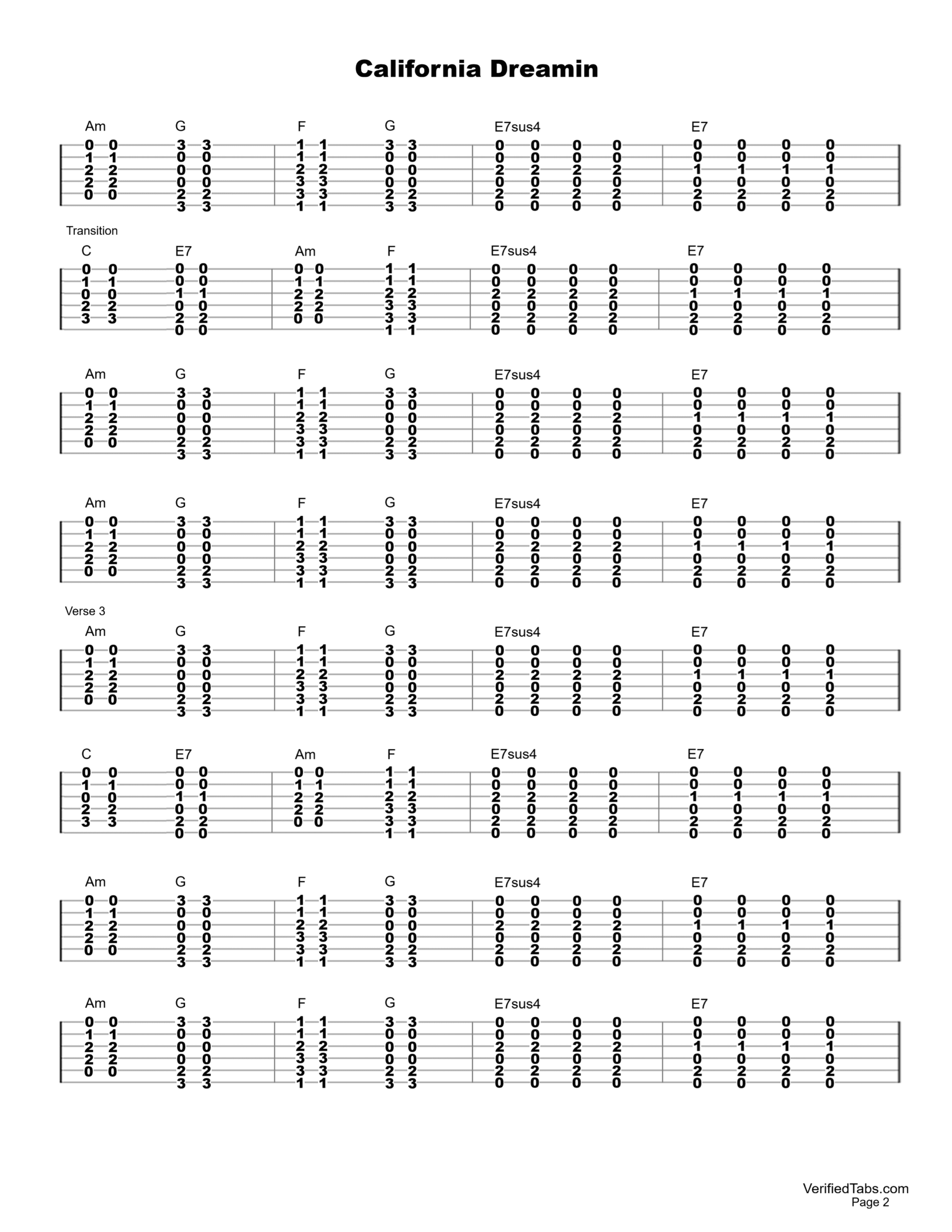 California Dreamin Page 2