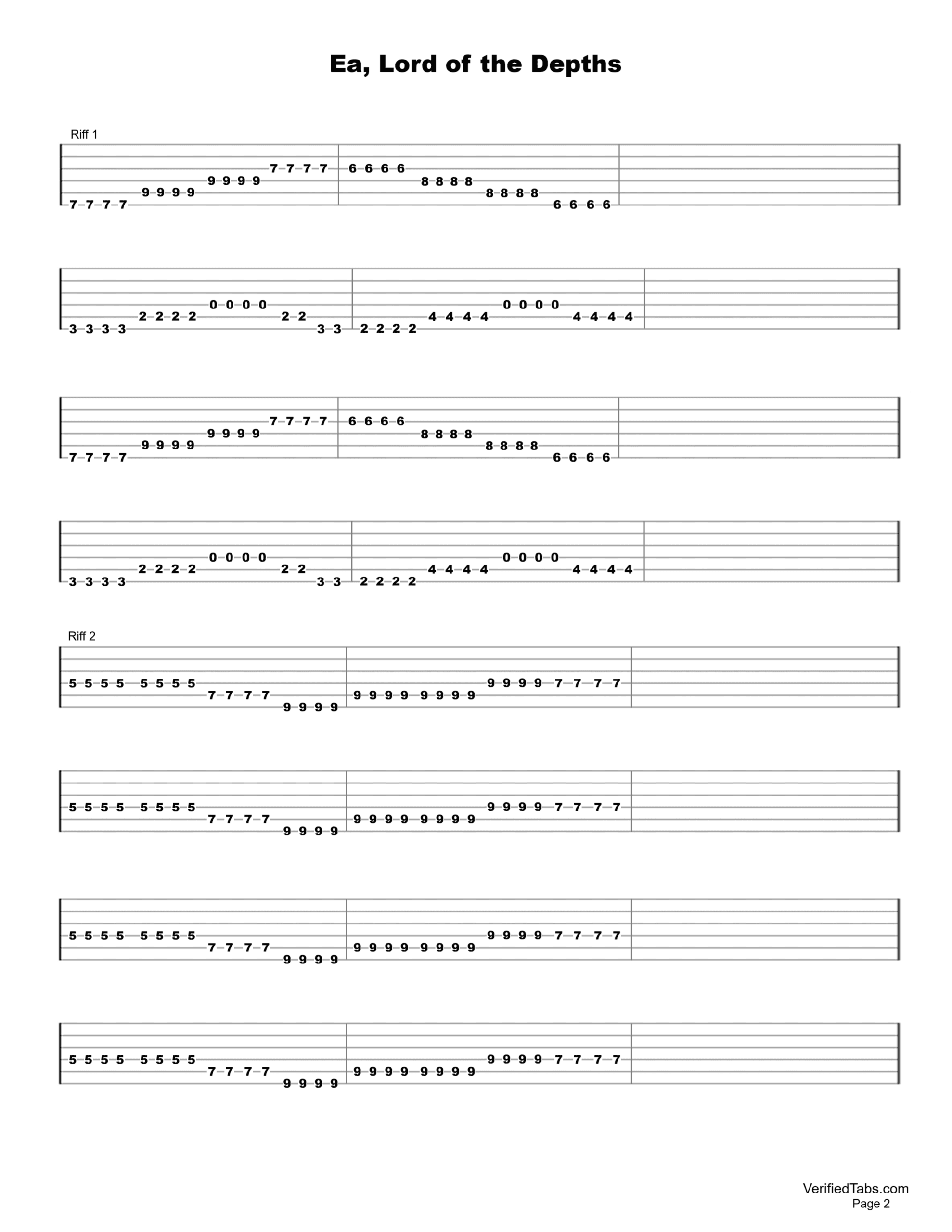 Ea, Lord of the Depths Page 2