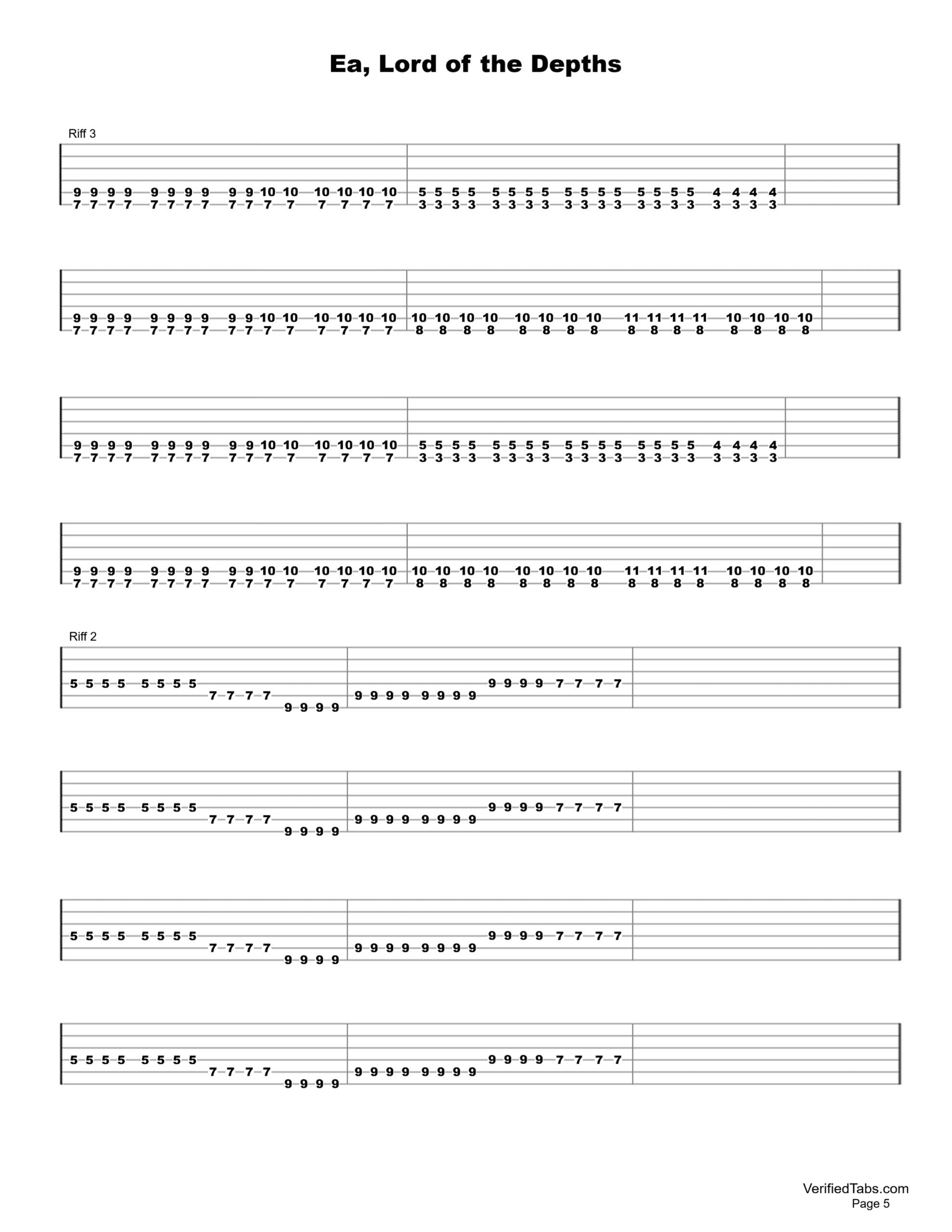 Ea, Lord of the Depths Page 5