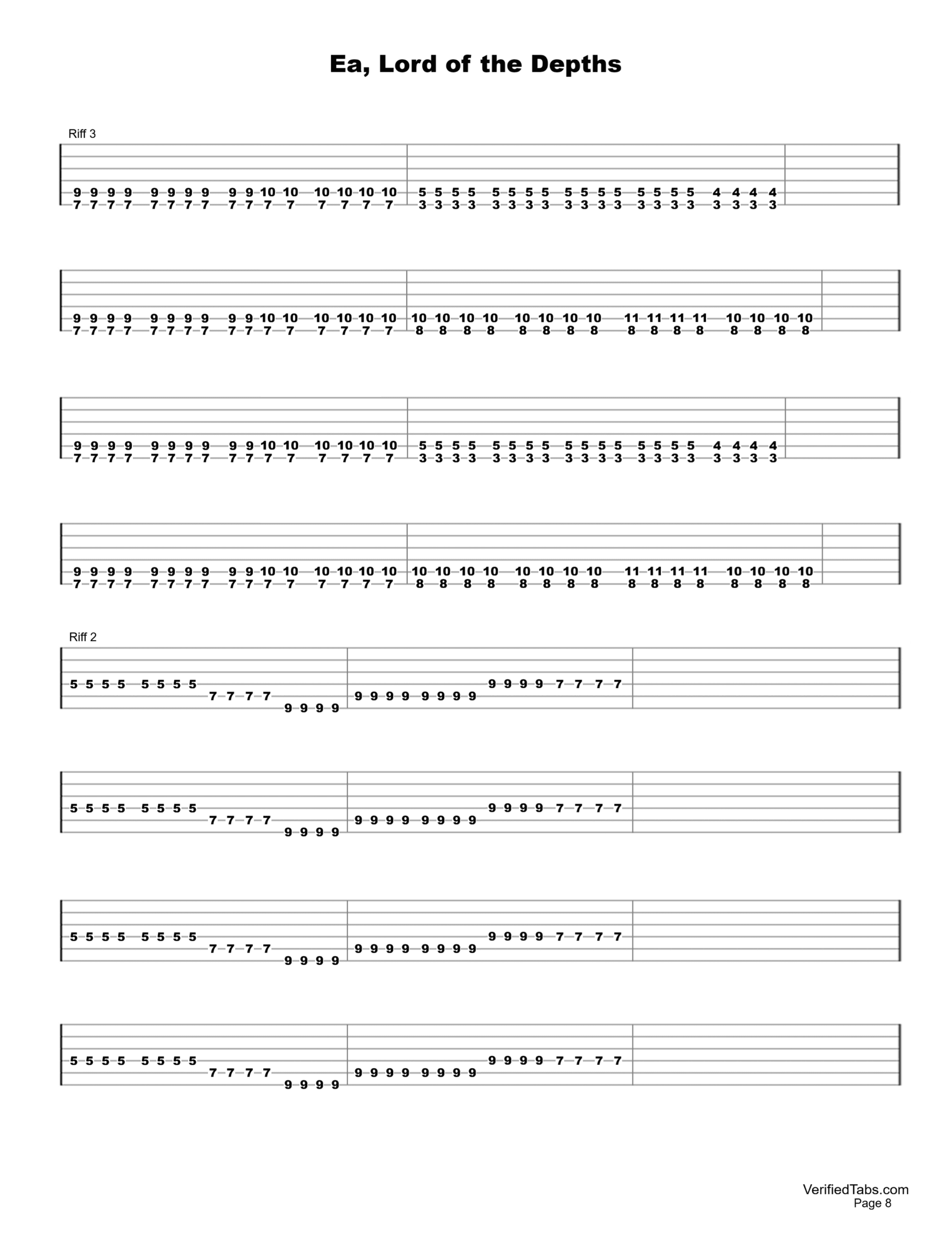 Ea, Lord of the Depths Page 8