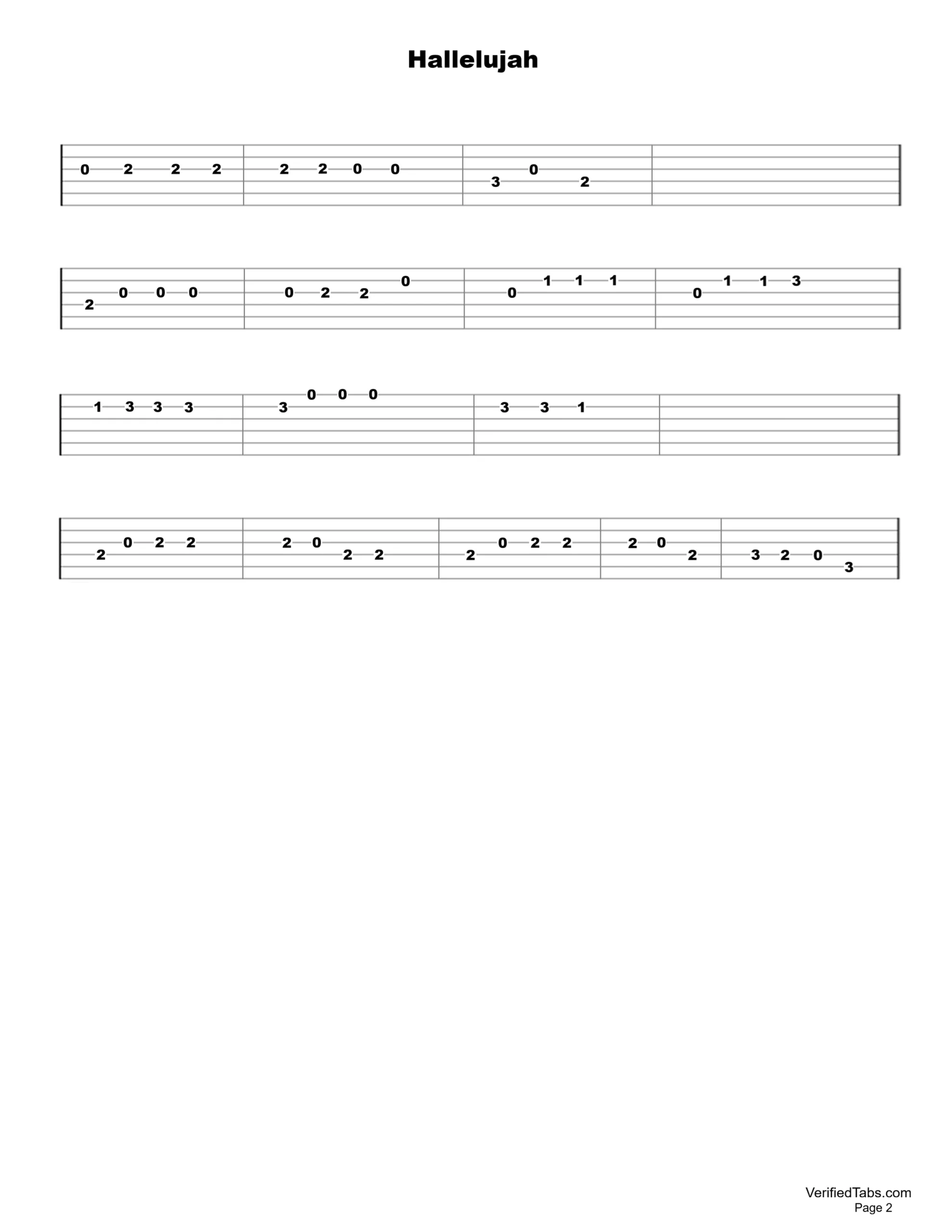 Hallelujah Page 2