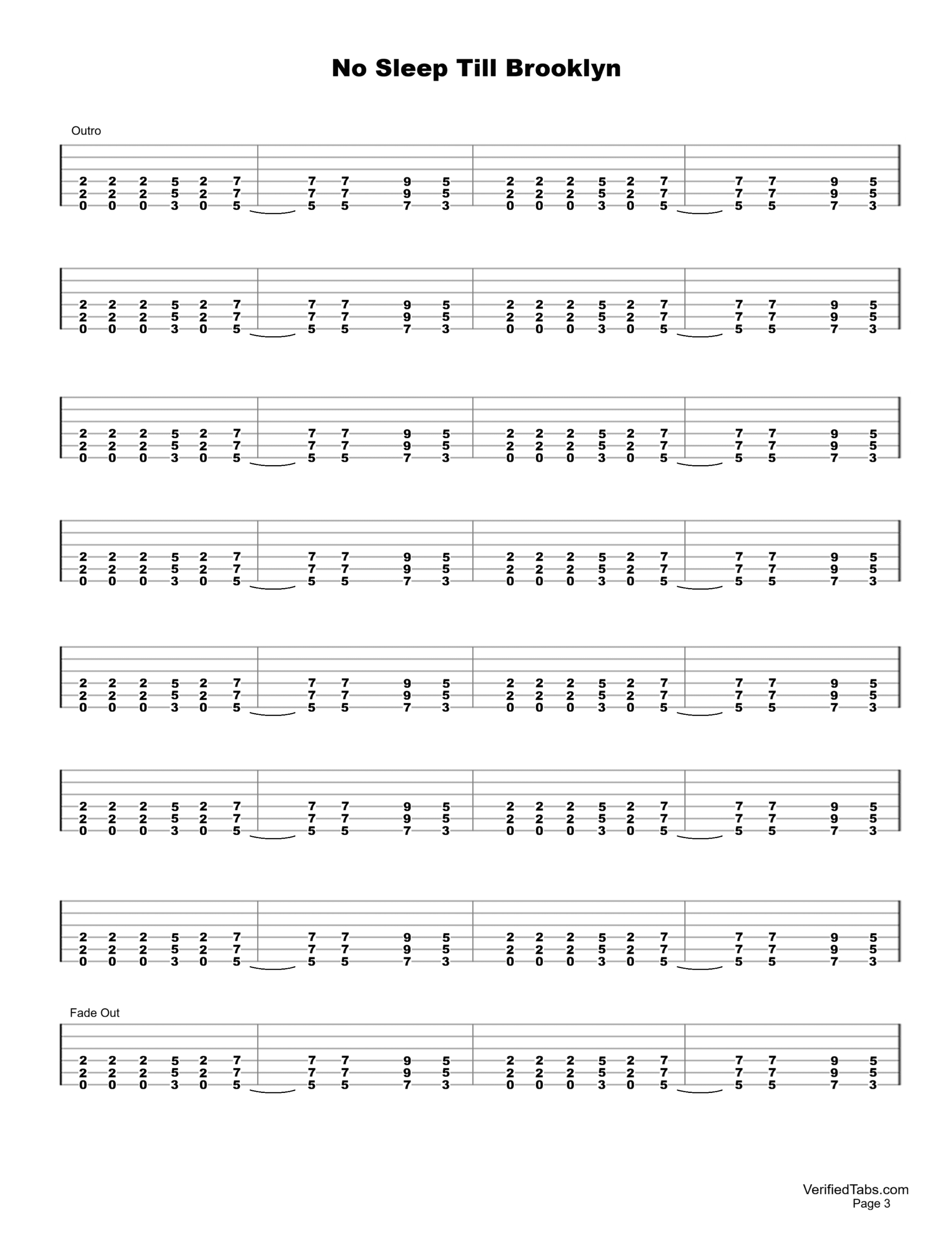 No Sleep Till Brooklyn Page 3