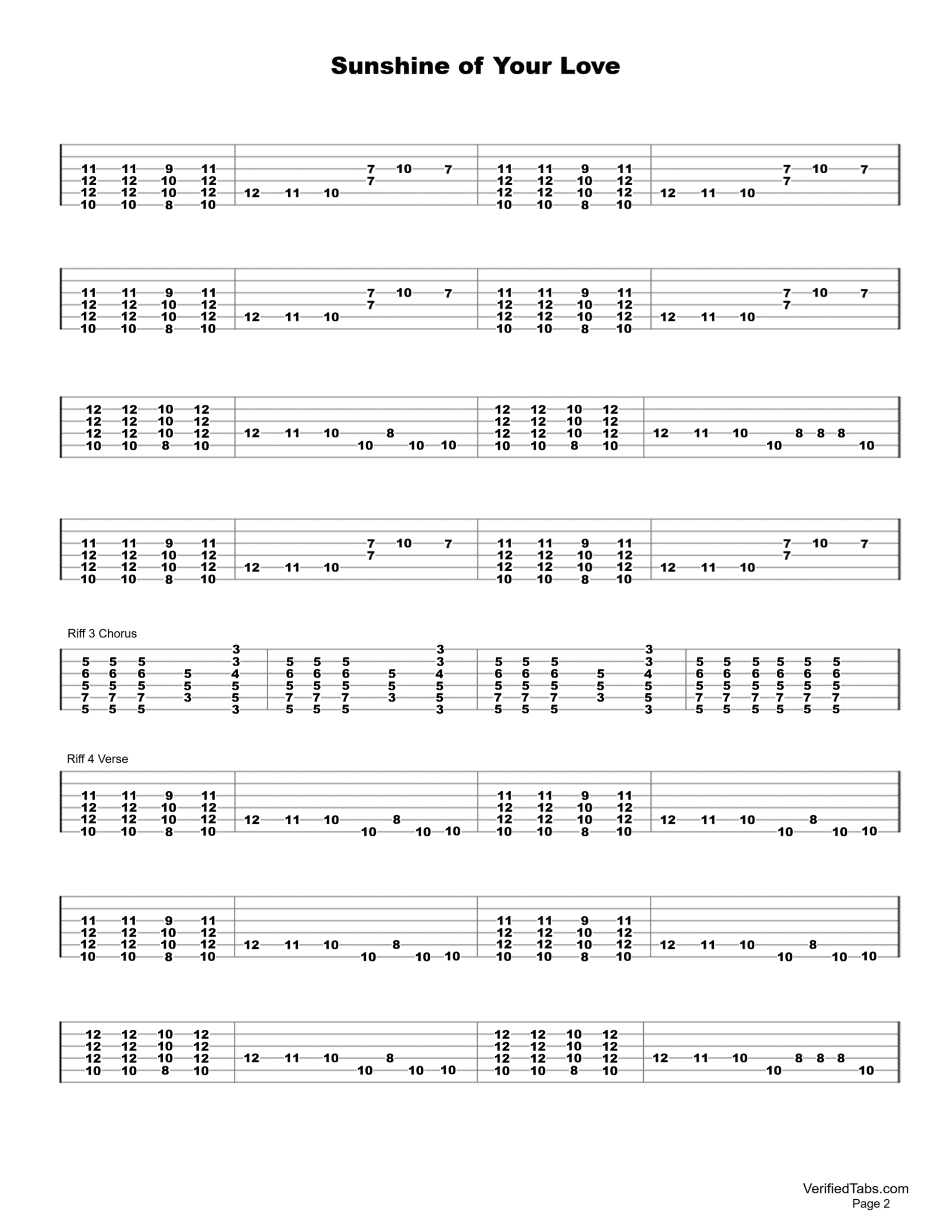 Sunshine of Your Love Page 2