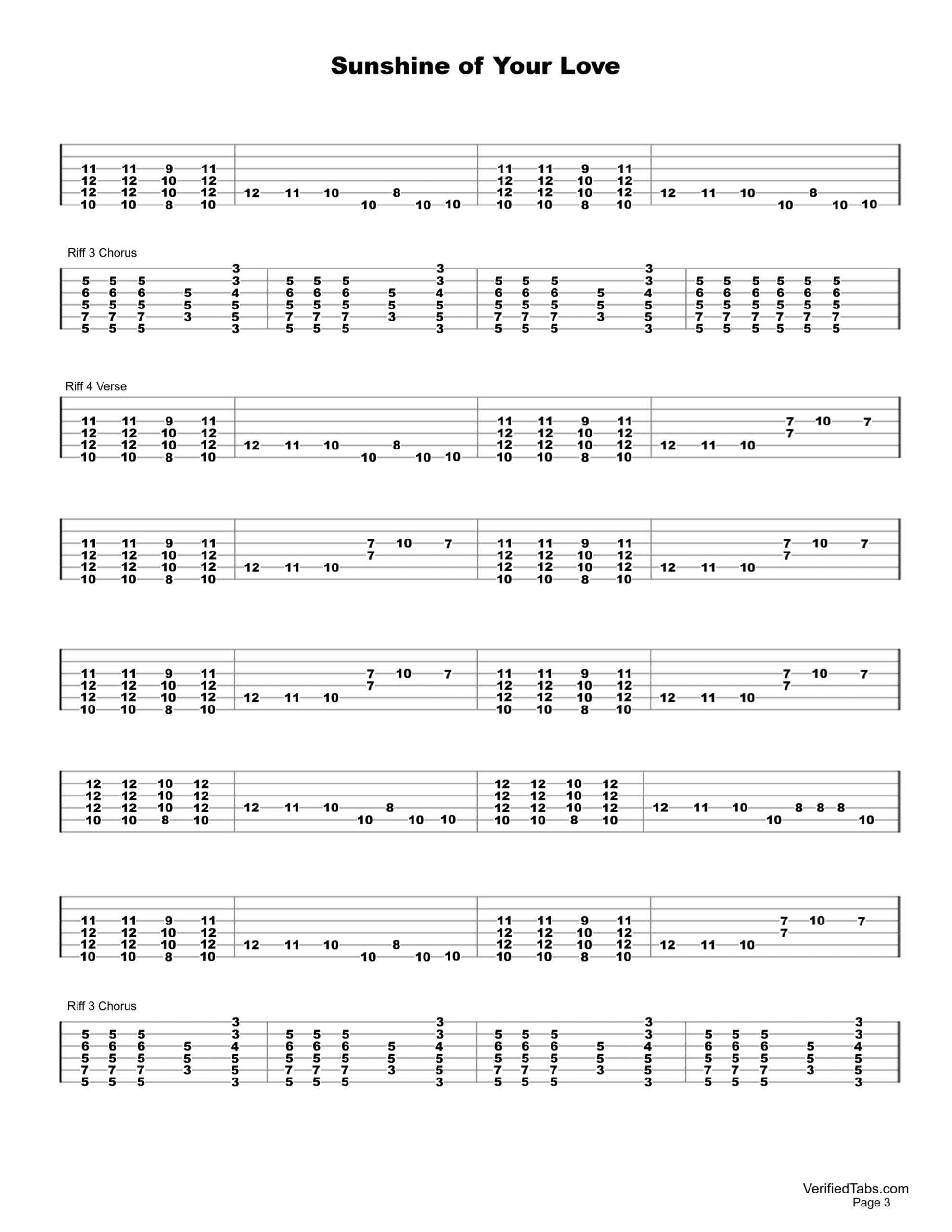 Sunshine of Your Love Page 3