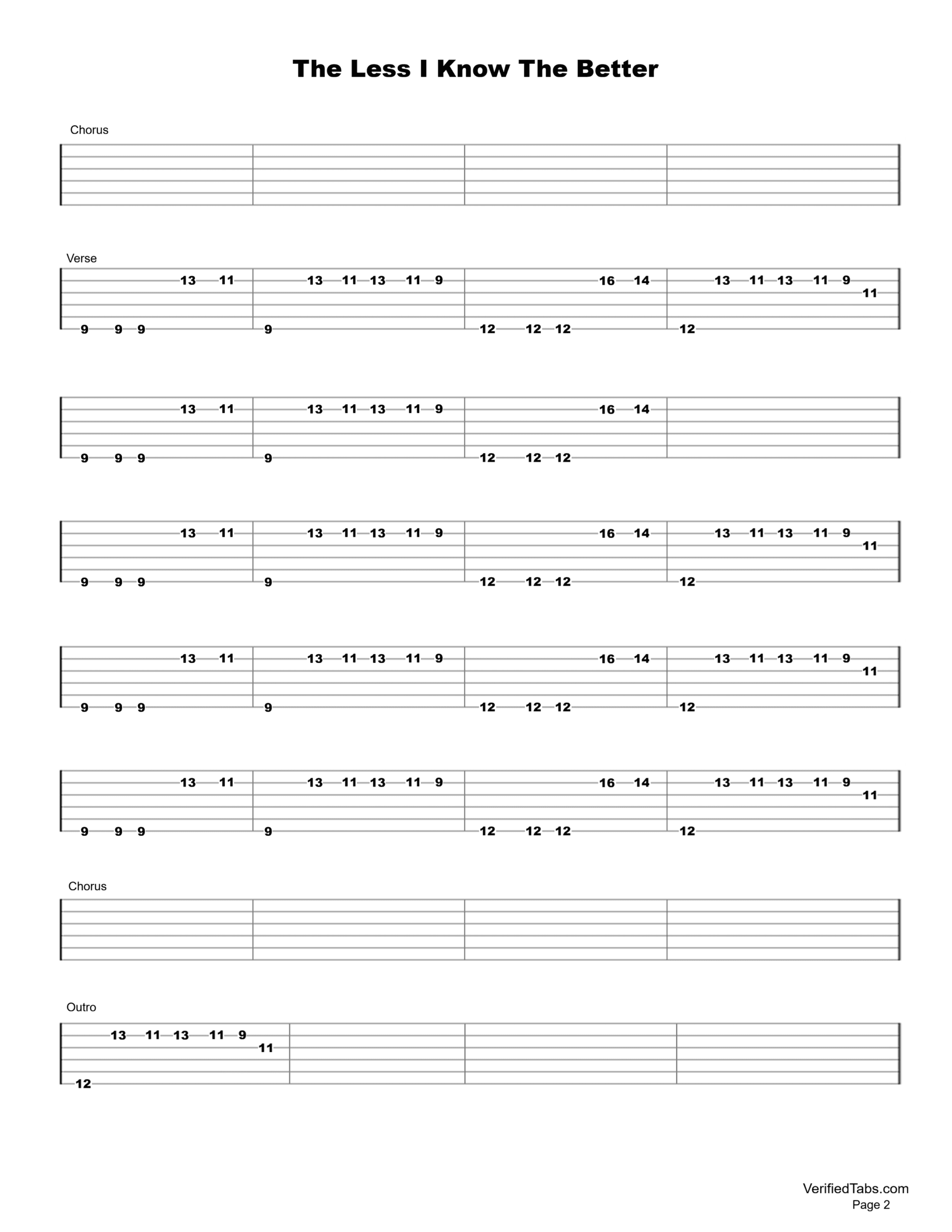 The Less I Know The Better Page 2