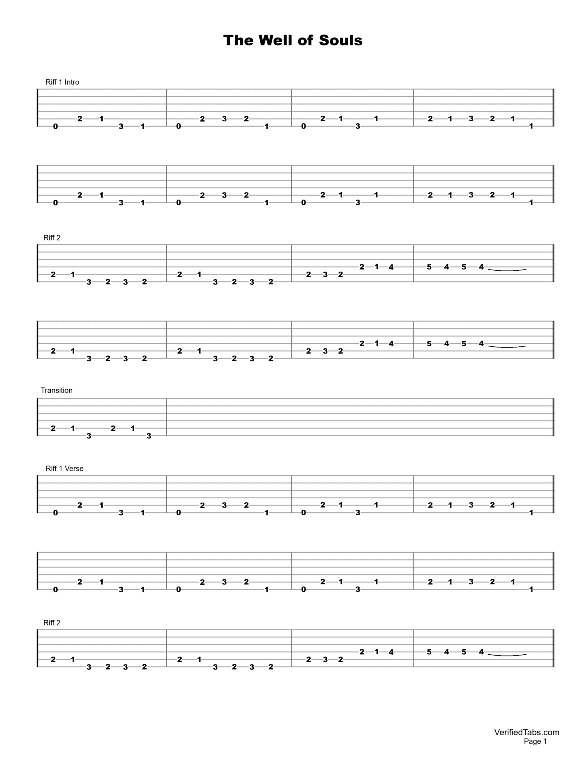 The Well of Souls Page 1