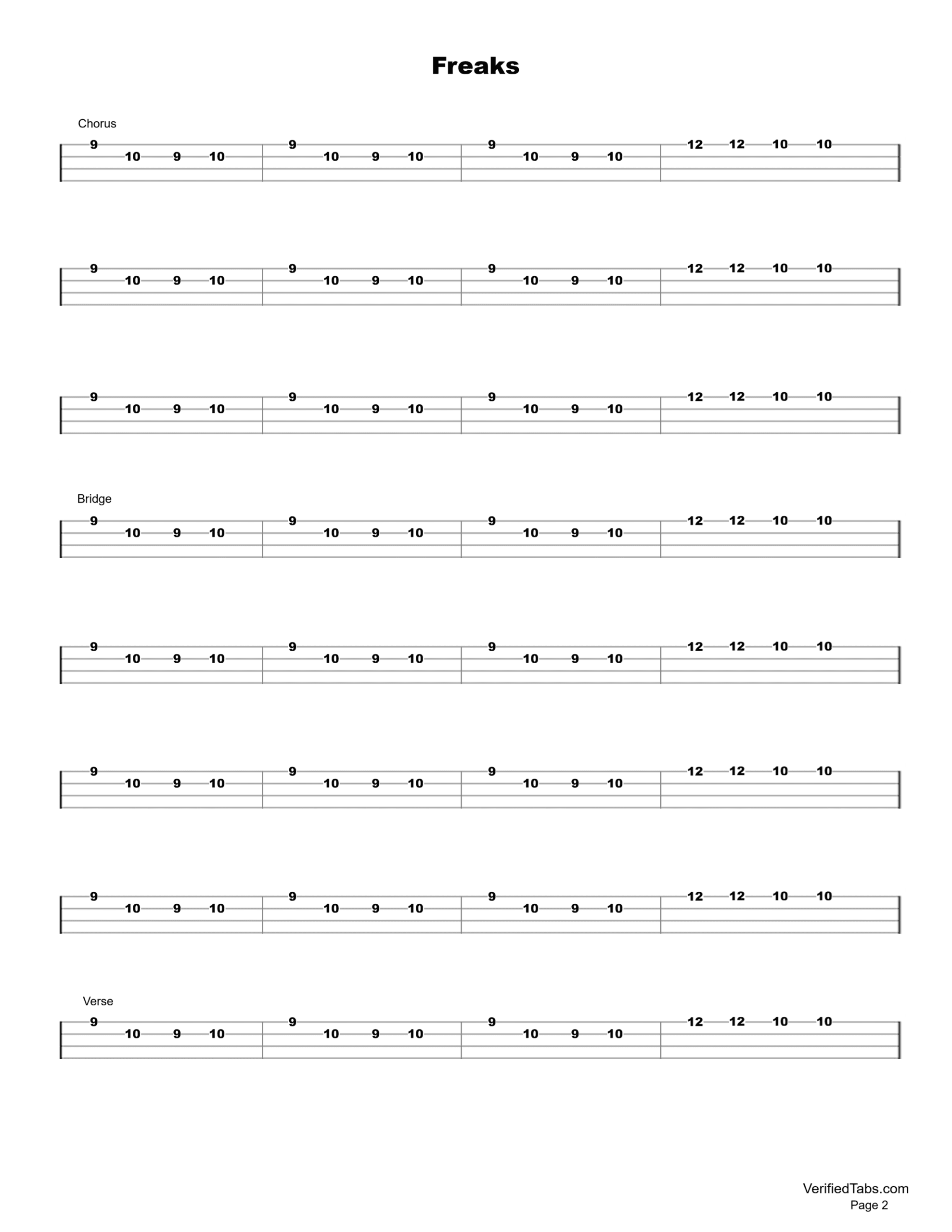 Freaks Ukulele Page 2