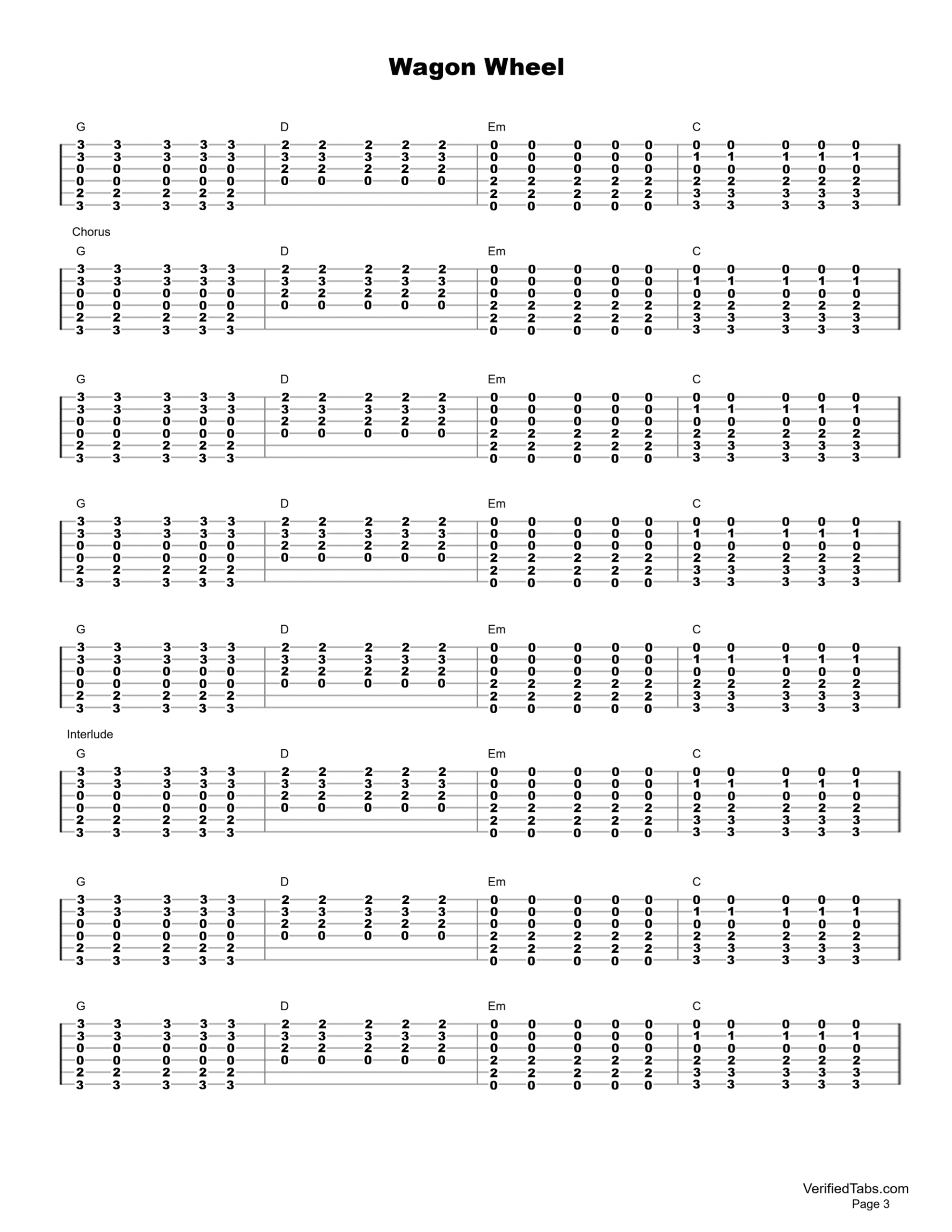 Wagon Wheel Page 3