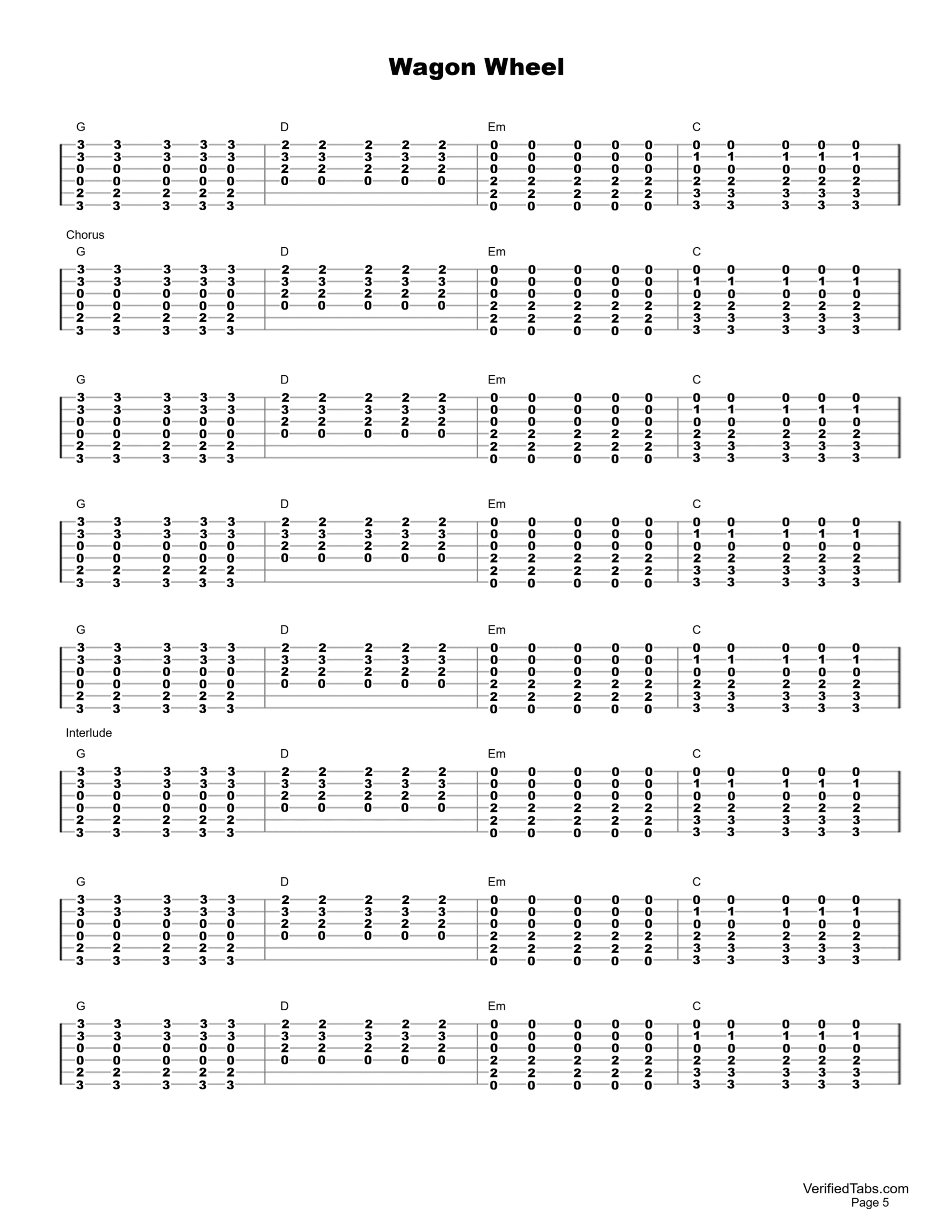 Wagon Wheel Page 5