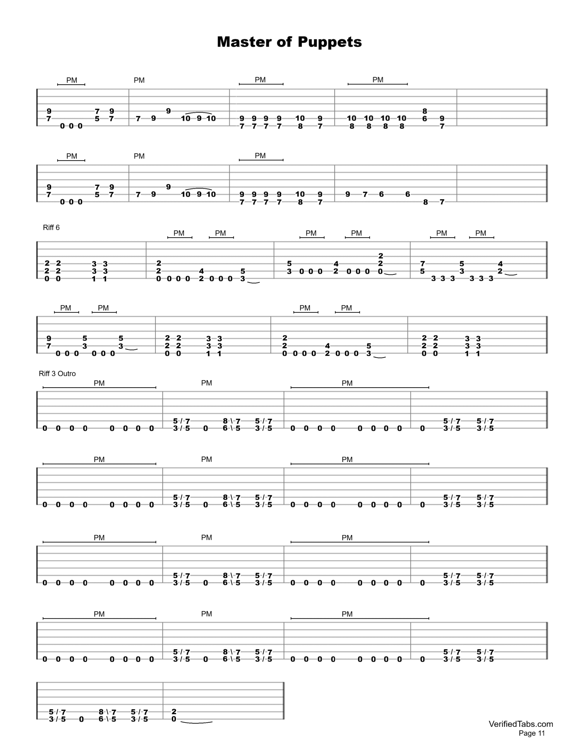 Master of Puppets P11