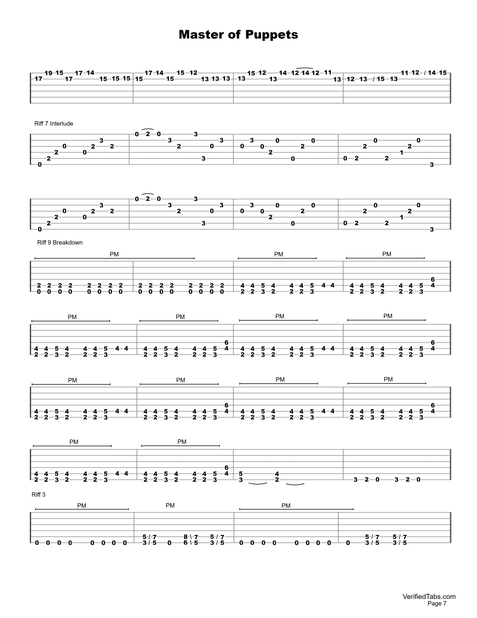 Master of Puppets P7
